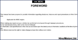 hino a09c workshop manual, hino workshop manual, hino a09c