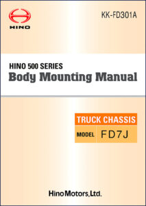 hino fd301a, fd7j technical manual, hino manual, hino fd301a,
