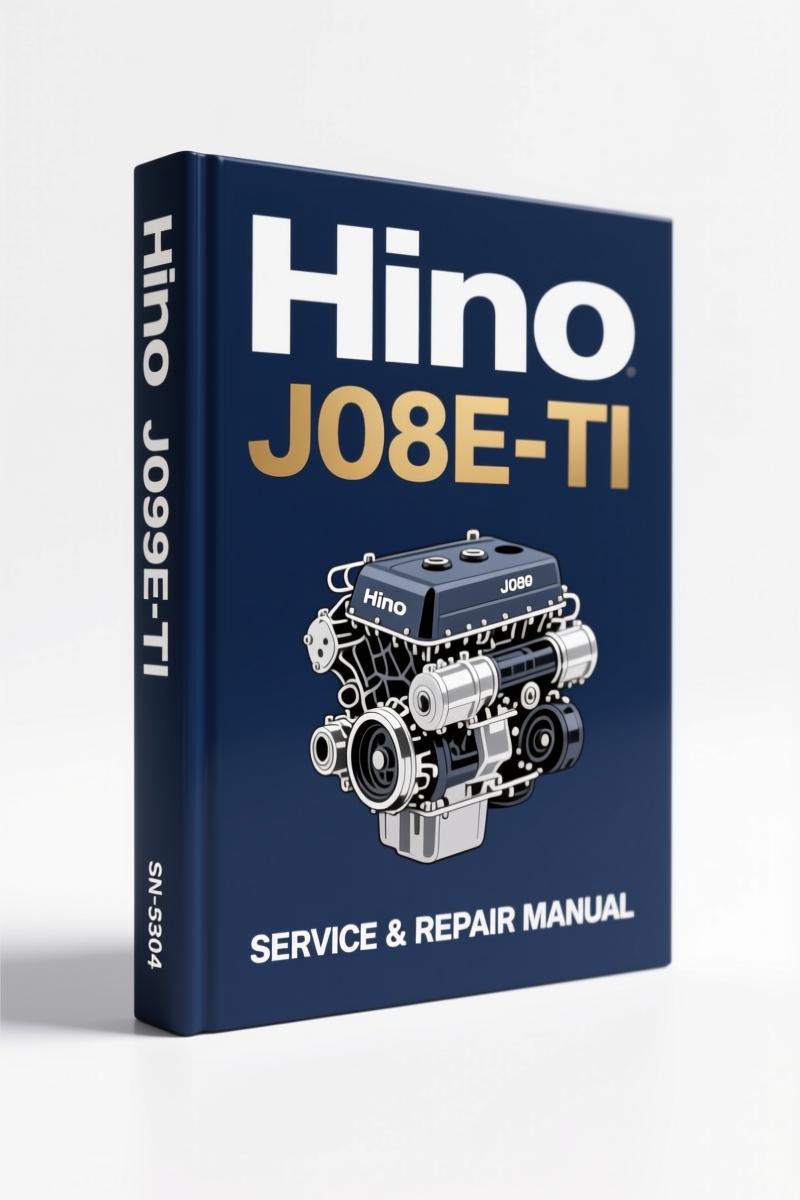 hino j08e, hino manual