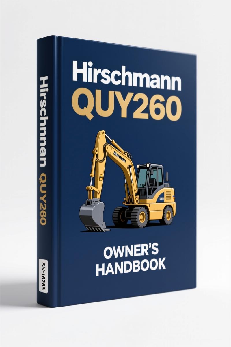 hirschmann quy260 2009 user manual, hirschmann manual, hirschmann quy260