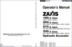 fiat, fiat-hitachi manual