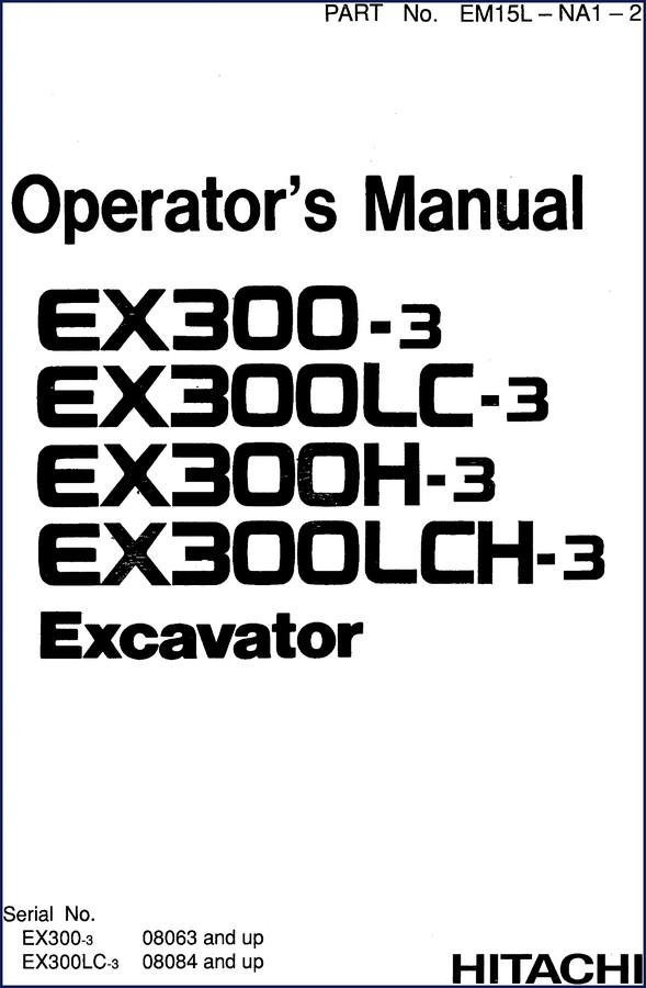 fiat, fiat-hitachi manual