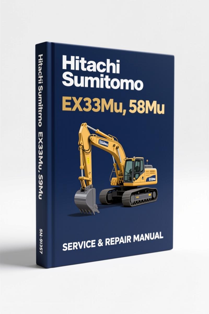 hitachi sumitomo ex33mu 58mu technical manual, hitachi sumitomo manual, hitachi sumitomo sumitomo