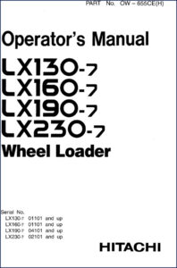 hitachi sumitomo lx130, hitachi sumitomo manual, hitachi sumitomo sumitomo