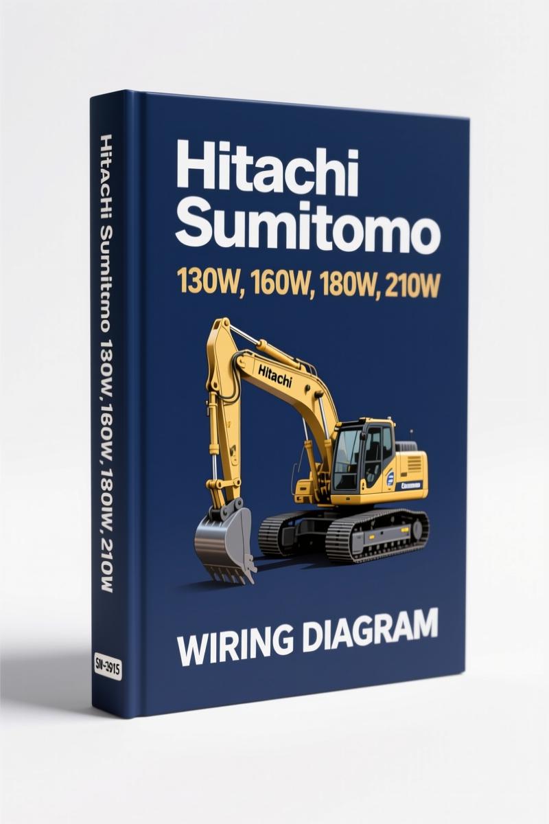hitachi sumitomo 130w, 160w, 180w, 210w electrical schematic, hitachi sumitomo manual, hitachi sumitomo sumitomo