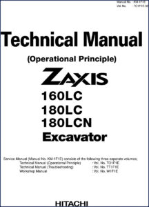 hitachi sumitomo 160lc, 180lc, 180lcn technical manual, hitachi sumitomo manual, hitachi sumitomo sumitomo