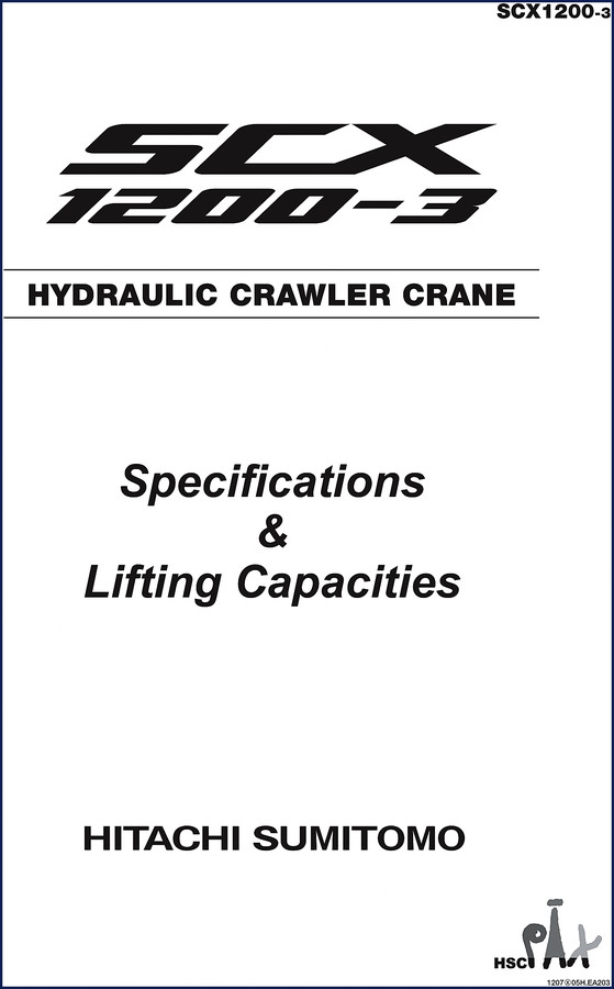 hitachi sumitomo scx1200, hitachi sumitomo manual, hitachi sumitomo sumitomo