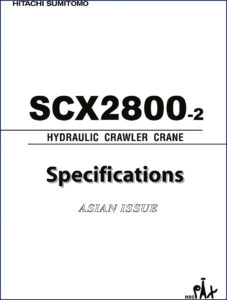 hitachi sumitomo scx2800, hitachi sumitomo manual, hitachi sumitomo sumitomo