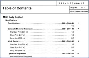 hitachi sumitomo sh290 2004 technical manual, hitachi sumitomo manual, hitachi sumitomo sumitomo