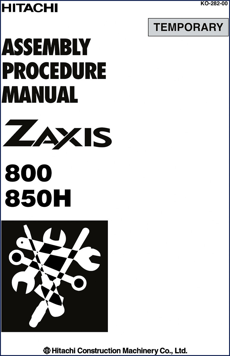 hitachi sumitomo zaxis 800 850h technical manual, hitachi sumitomo manual, hitachi sumitomo sumitomo