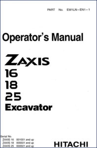 fiat, fiat-hitachi manual