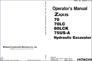 fiat, fiat-hitachi manual