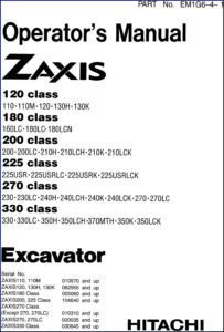fiat, fiat-hitachi manual
