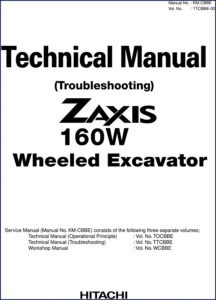 hitachi construction machinery zx160w technical manual, hitachi construction machinery manual, hitachi construction machinery construction