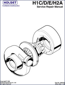 holset h1c h1d h1e h2a 1998 service manual, holset service manual, holset h1c