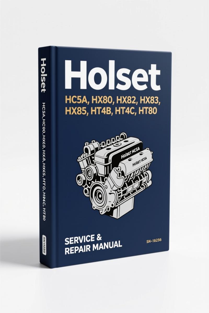 holset hc5a hx80 hx82 hx83 hx85 2001 service, holset service manual, holset hc5a