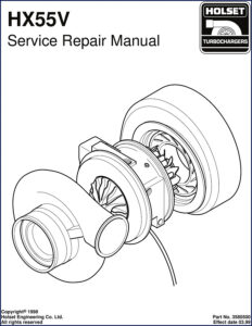 holset hx55v 1998 repair manual, holset repair manual, holset hx55v