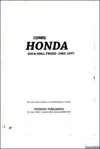 honda 450, 500 1978 repair manual, honda repair manual, honda 450,