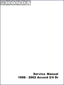 1998, honda manual