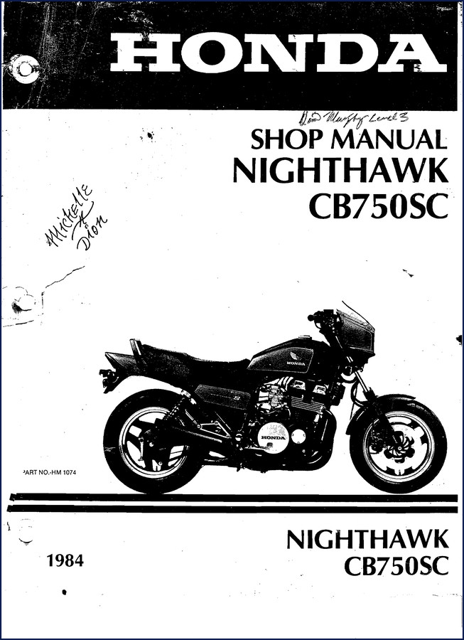 honda cb750sc service manual, honda service manual, honda cb750sc