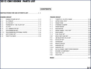 honda cbr1000rr 2012 parts catalog, honda parts catalog, honda cbr1000rr