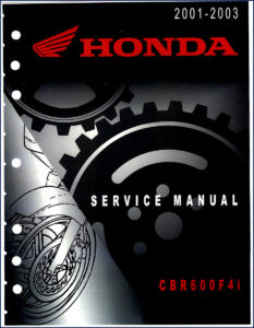honda cbr600f4i service manual, honda service manual, honda cbr600f4i