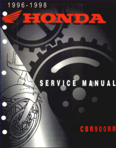 honda cbr900rr 1995 service manual, honda service manual, honda cbr900rr