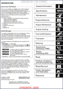 honda csx 2008 service manual, honda service manual, honda csx