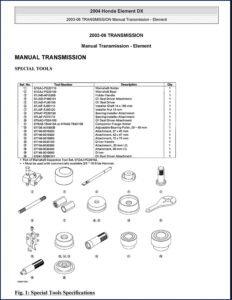 2004 honda element dx service manual, honda service manual, honda honda