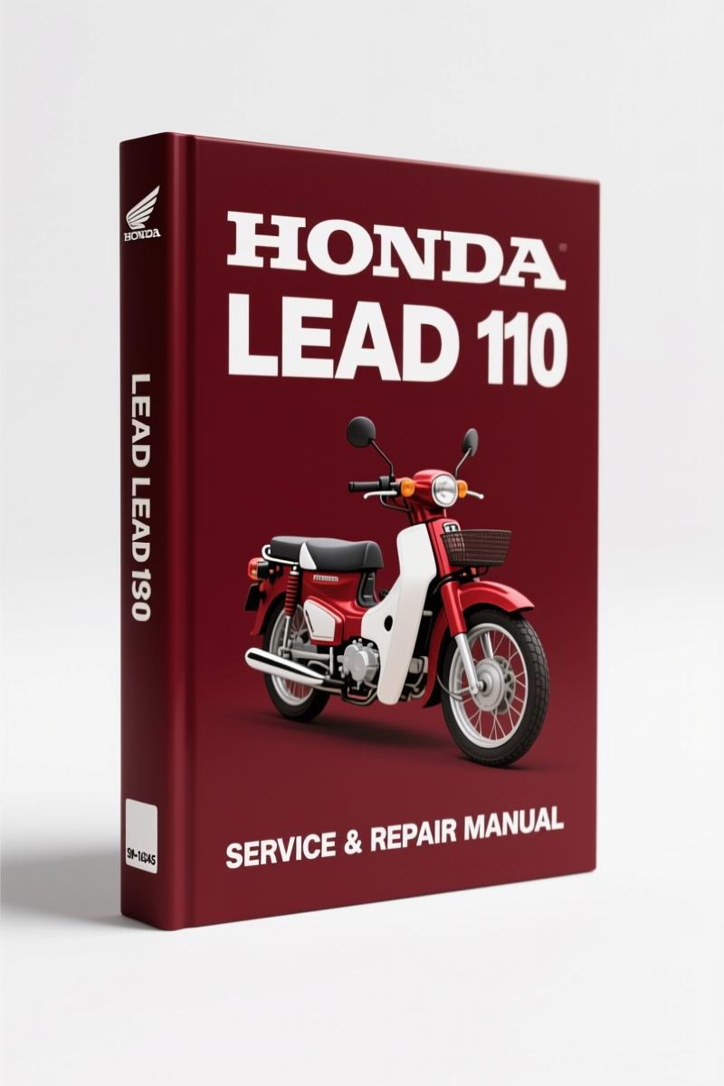 honda lead 110 2009 service manual, honda service manual, honda lead