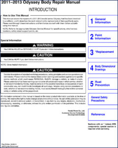 honda odyssey 2010 repair manual, honda repair manual, honda odyssey