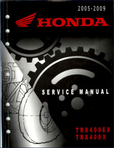 honda trx400ex, trx400x service manual (2005, honda service manual, honda trx400ex,