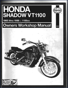 honda vt1100 workshop manual, honda workshop manual, honda vt1100