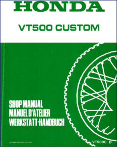 honda vt500 vt500c 1983 workshop manual, honda workshop manual, honda vt500
