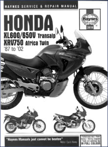 honda xl600v, xl650v, xrv750 service manual (1987, honda service manual, honda xl600v,