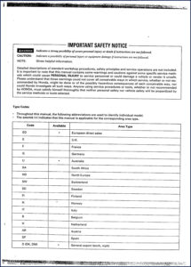 honda xr400r xr250r 1995 service manual, honda service manual, honda xr400r