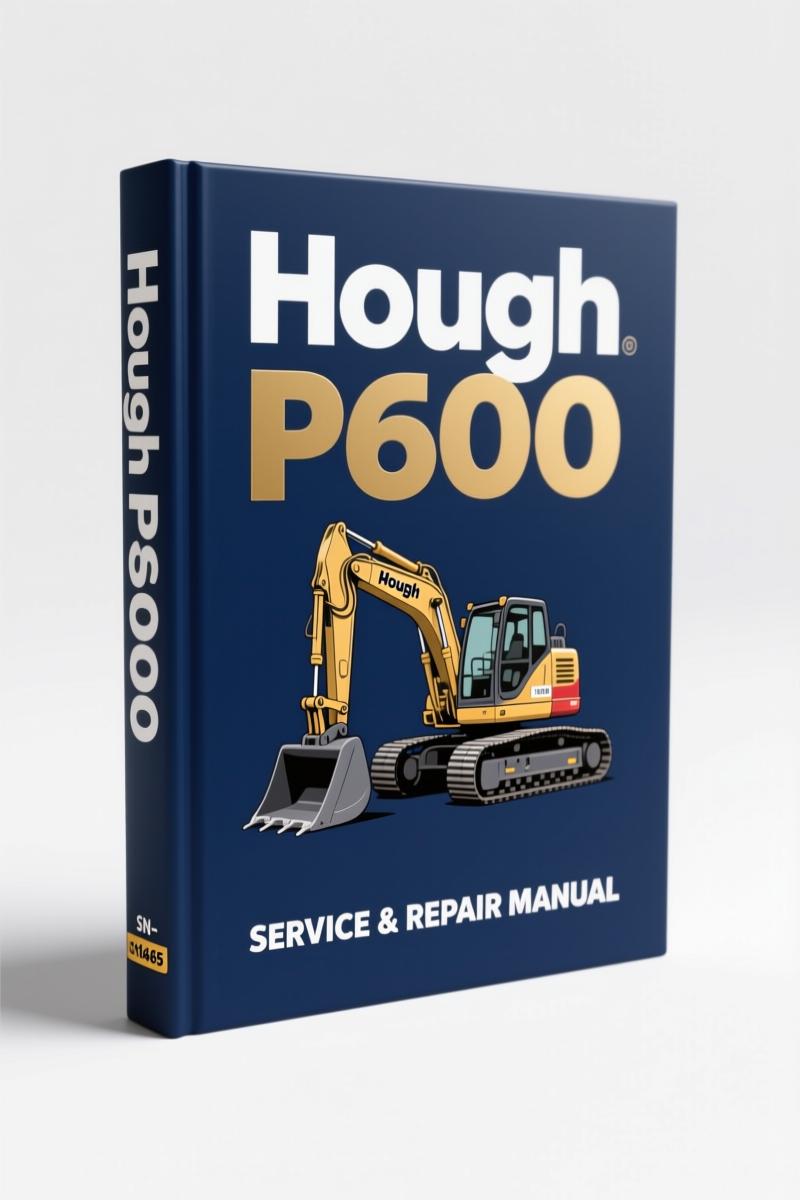 Hough P600 Service Manual – Factory OEM Service Manual Cover