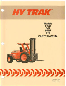 hy trak 642b 644 842b 844 1997 parts, hy trak parts catalog, hy trak trak
