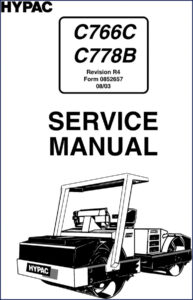 hypac c766c c778b 2003 service manual, hypac service manual, hypac c766c