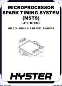 hyster 3.0l 4.3l service manual, hyster service manual, hyster 3.0l