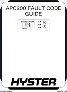 hyster apc200 diagnostics manual, hyster manual, hyster apc200
