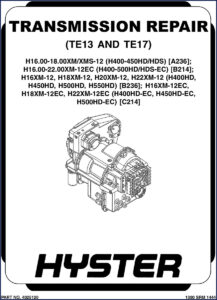 hyster h16.00, hyster manual
