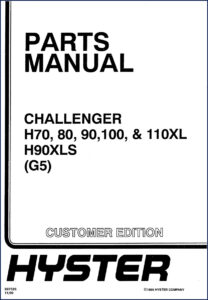 hyster h70 h80 h90 h100 h110 1999 parts, hyster parts catalog, hyster h70
