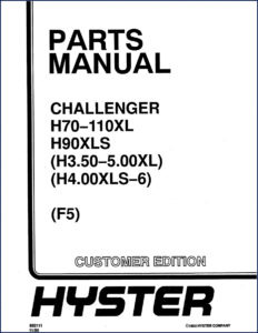 hyster h70xl, h80xl, h90xl, h110xl, h90xls 1995 parts, hyster parts catalog, hyster h70xl,