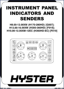 hyster h8.00, hyster manual
