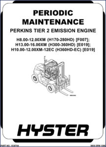 hyster h8.00, hyster manual