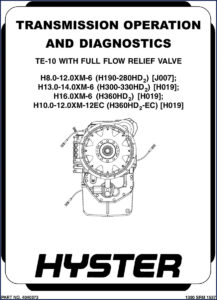 hyster h8.0xm, hyster manual