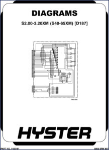 hyster s2.00xm s3.20xm s40xm s65xm service manual, hyster service manual, hyster s2.00xm