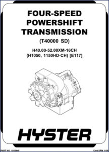 hyster t40000 sd service manual, hyster service manual, hyster t40000