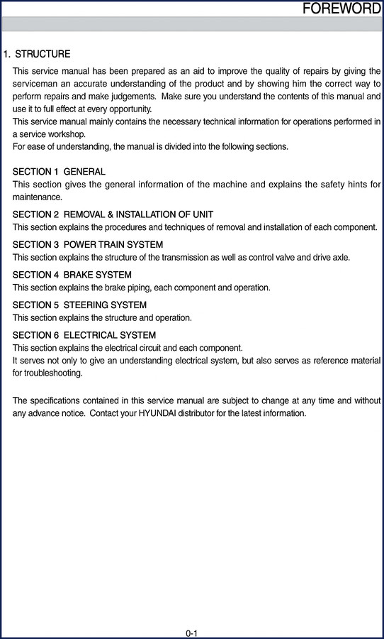 hyundai 15p, 40t service manual, hyundai service manual, hyundai 15p,
